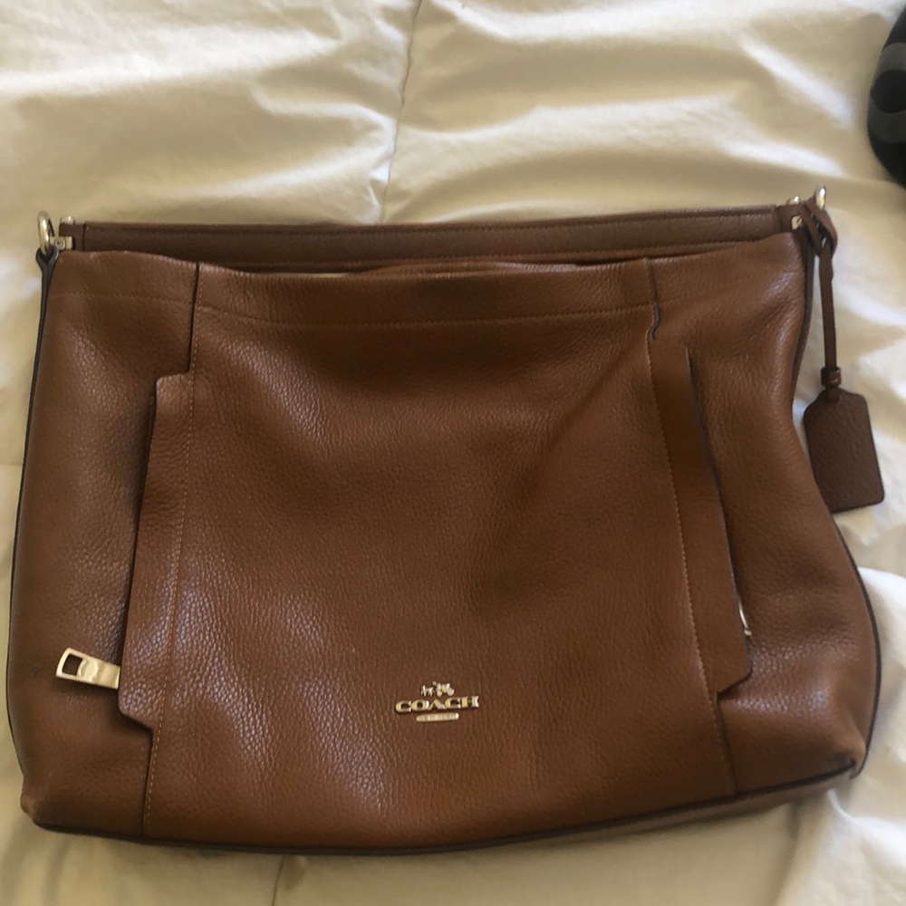 Coach leather purse